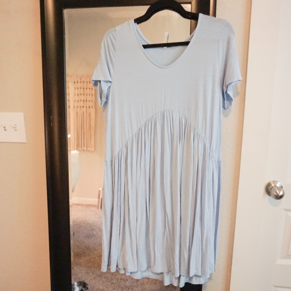 Ruffle T-shirt Dress